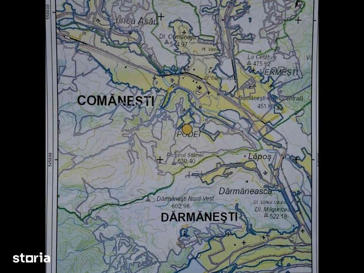 Teren de 3870 mp, în Coman