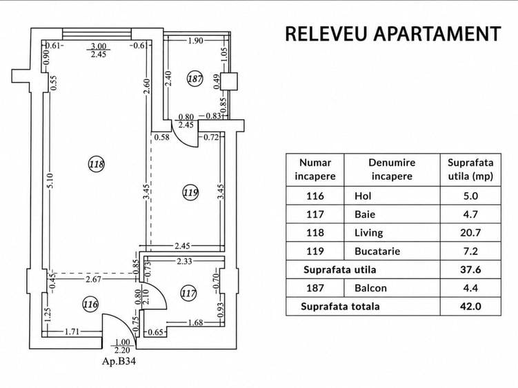 Studio My Place Pipera | Prima Inchiriere | Mobilat si Utilat - 16