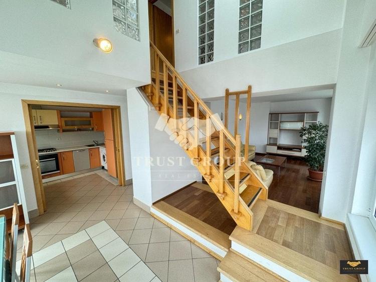 Penthouse cu 3 camere decomandat, mobilat în Clucerului