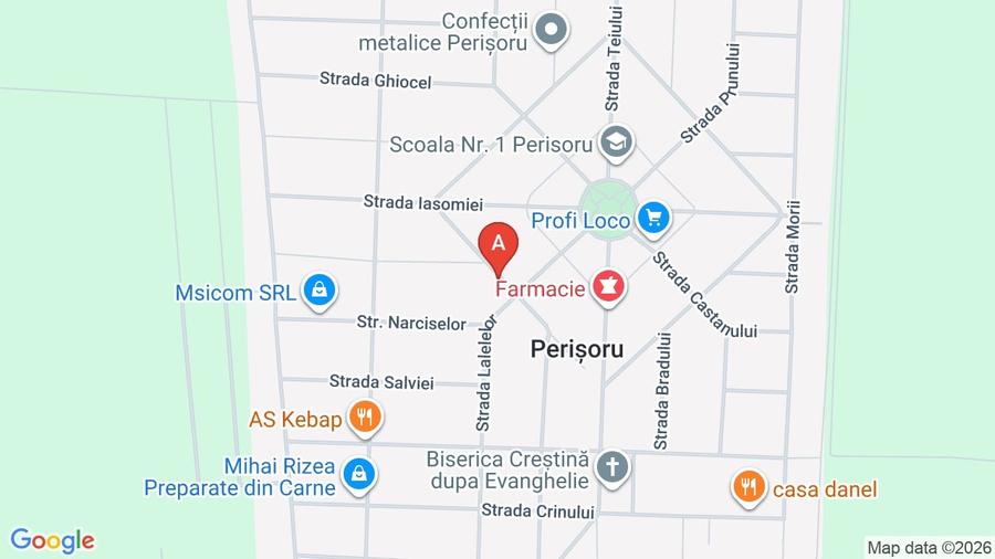 Casă individuală cu 4 camere cu Canalizare în Perișoru