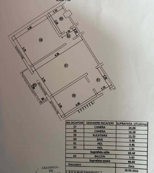 Apartament cu 2 camere semidecomandat, mobilat în Grădiște
