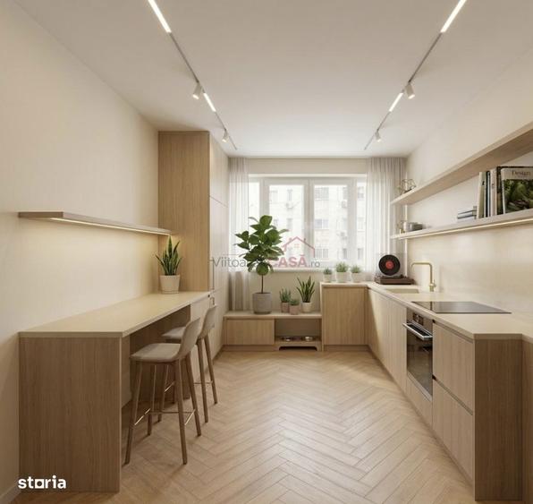 Apartament cu 3 camere semidecomandat în Iancului