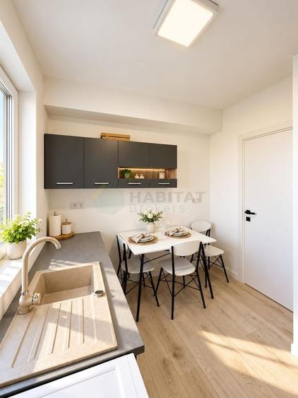 Apartament cu 2 camere decomandat în Tunari