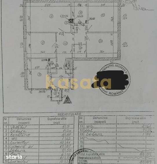 Apartament cu 4 camere în Militari
