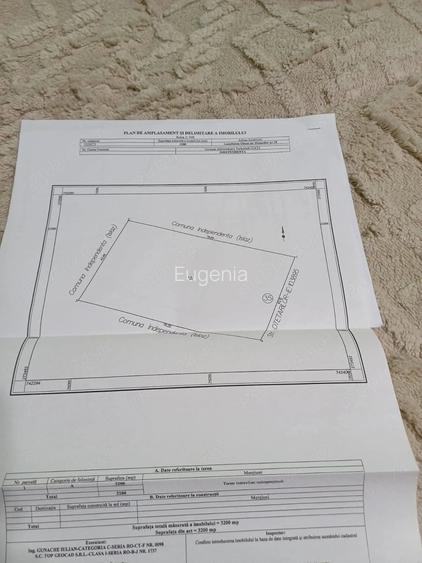 Teren intravilan de vanzare 3.200 mp in Olteni, jud. Constan?a