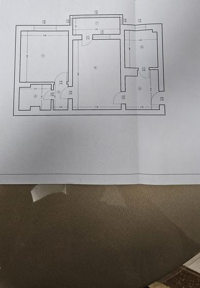 Apartament cu 2 camere semidecomandat în Nord