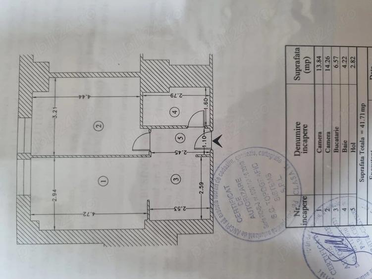 Apartament cu 2 camere decomandat în Vitan