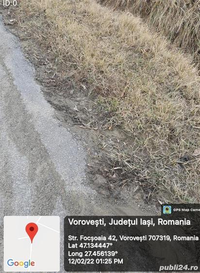 Teren de 3600 mp, în Vorovești