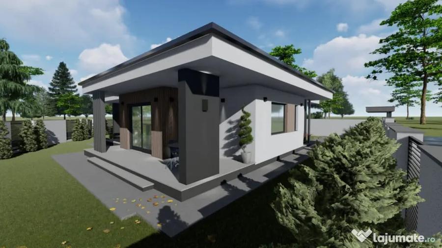 Casă cu 4 camere cu Teren 650 Mp în Central