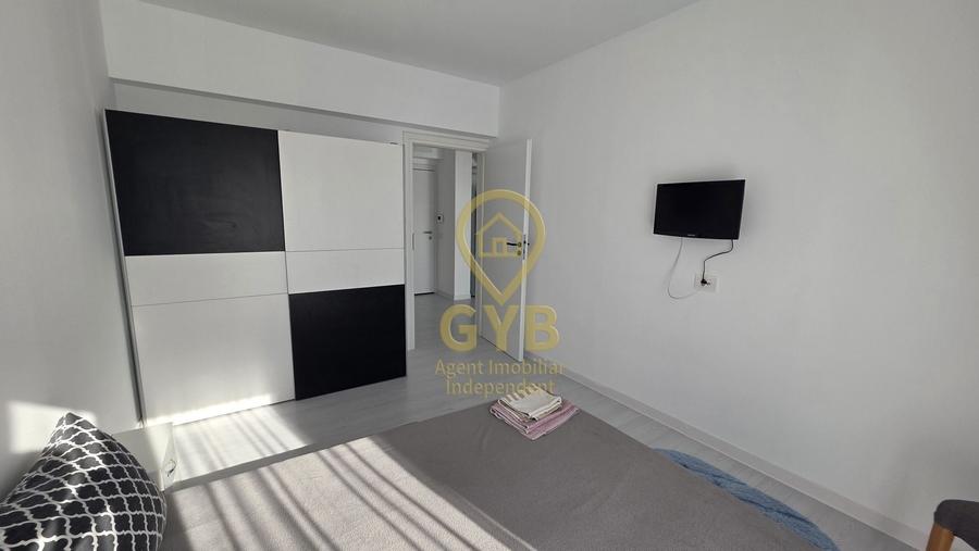 Apartament cu 2 camere semidecomandat, mobilat în Nufărul