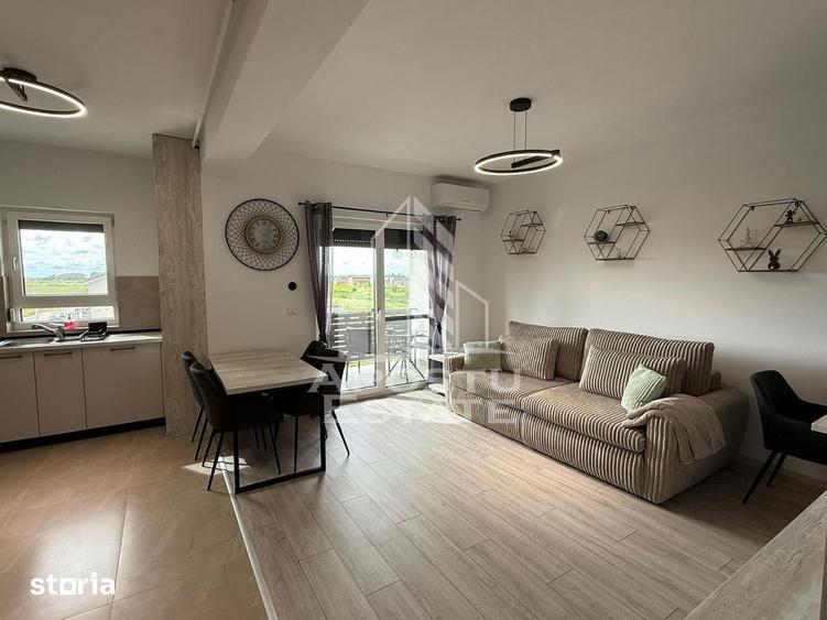 Apartament cu 2 camere, mobilat în Moșnița Nouă