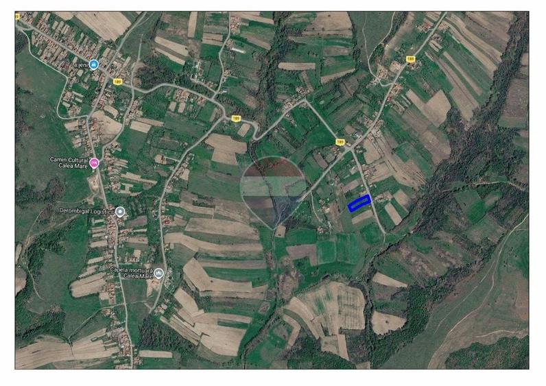 Teren Construcții intravilan de 1882 mp, în Calea Mare