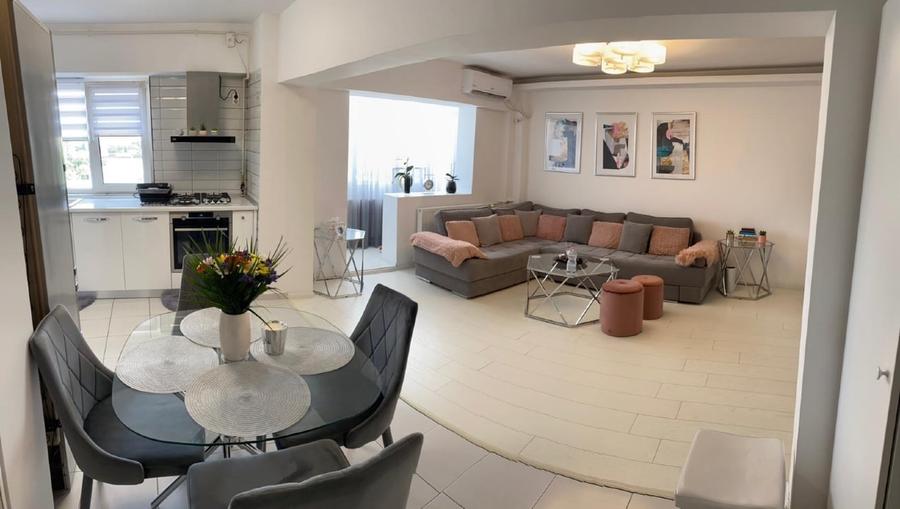 Apartament cu 2 camere semidecomandat, mobilat în Ștefan cel Mare