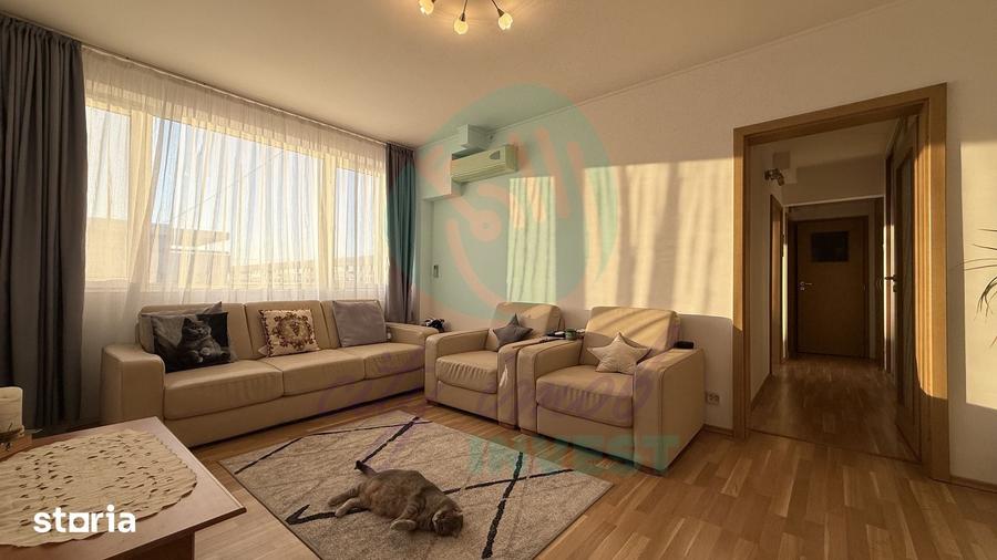 Apartament cu 3 camere semidecomandat în Iancului