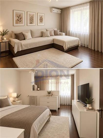 Apartament cu 3 camere semidecomandat în Drumul Taberei