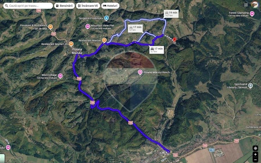 Teren agricol extravilan de 2053 mp, în Poiana Mărului