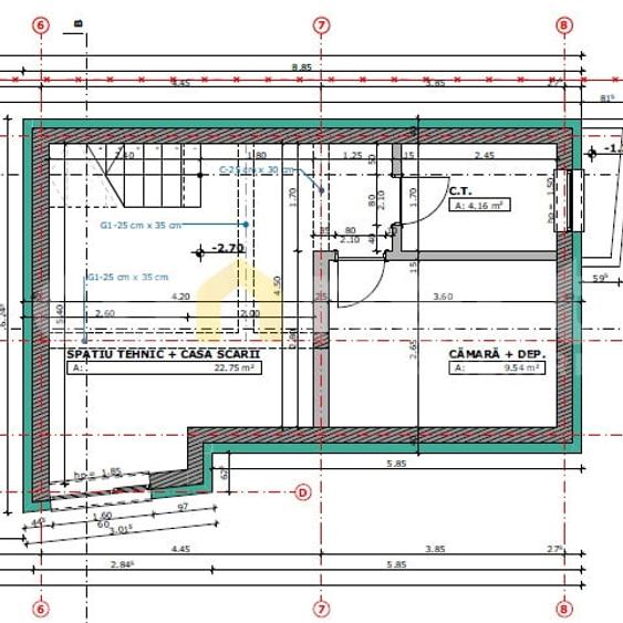 Duplex cu 5 camere cu Canalizare în Iris