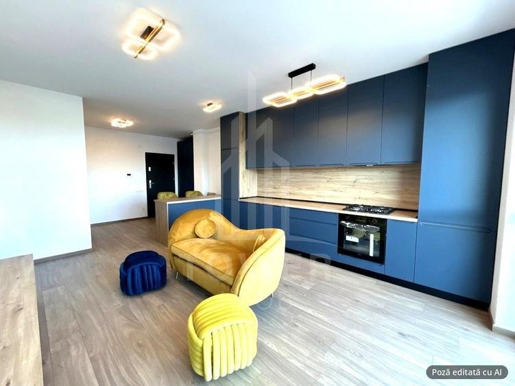 Apartament cu 2 camere, mobilat în Turnișor