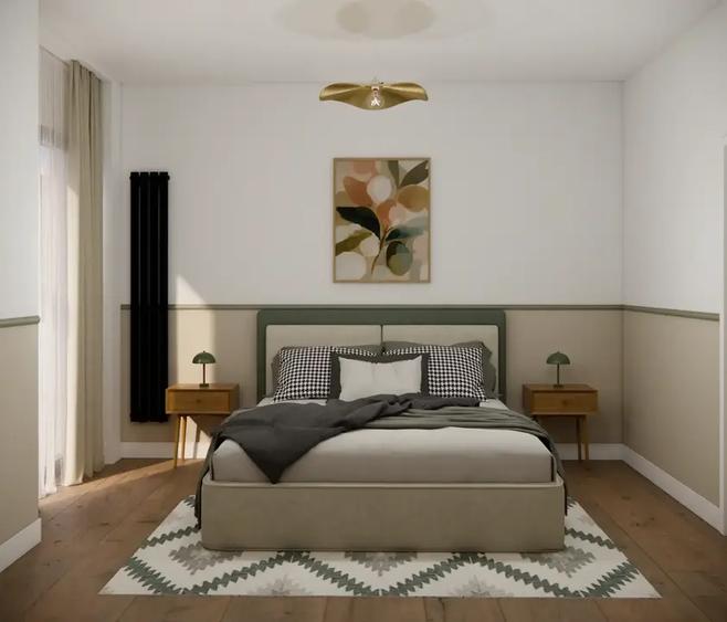 Apartament cu 3 camere decomandat, mobilat în Voluntari