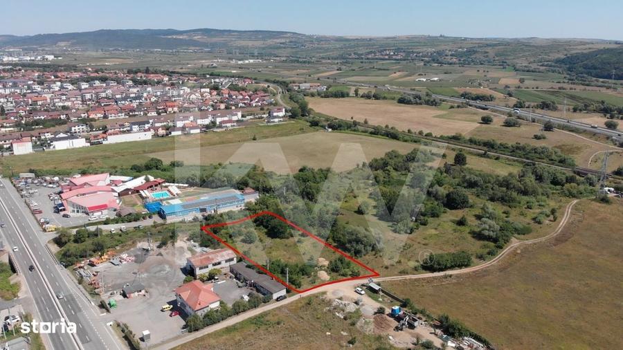 Teren cu PUD aprobat pentru hale industriale | 5.658 mp | Selimbar - 2