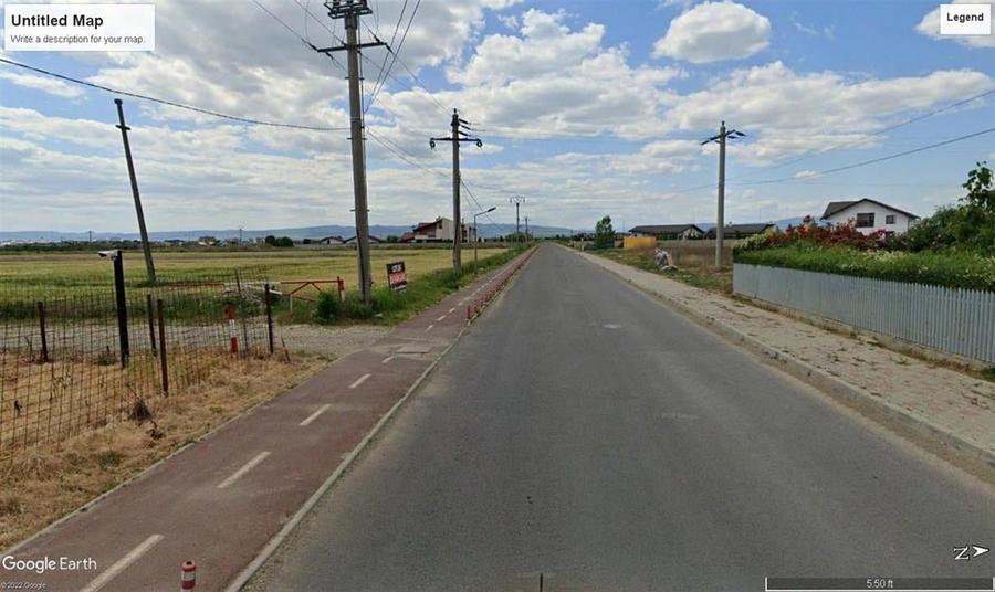 Teren Construcții intravilan de 417 mp, în Exterior Nord