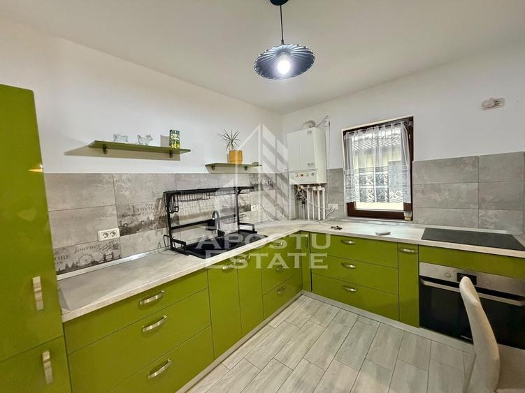 Apartament cu 2 camere semidecomandat, mobilat în Giroc