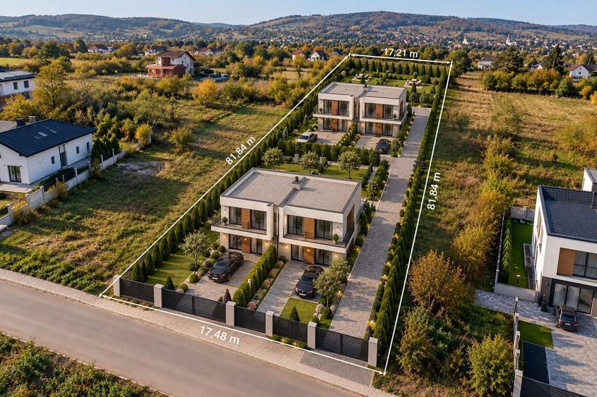 Teren Construcții intravilan de 1422 mp, în Exterior Nord