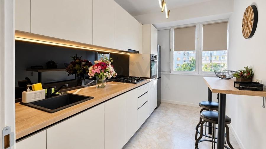 Apartament cu 2 camere semidecomandat, mobilat în Obor