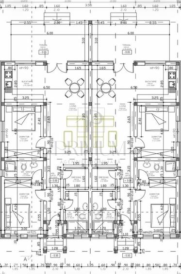 Duplex pe plan - finisaje la cerere- toate utilitatile - 1
