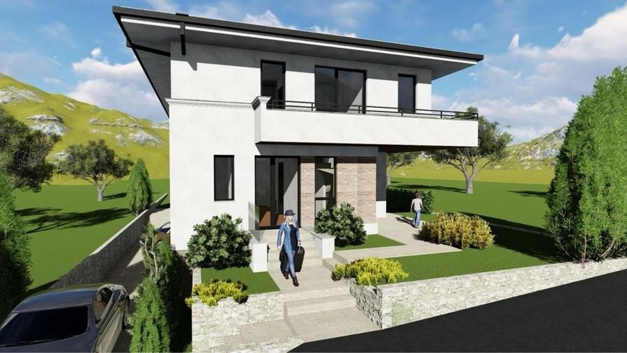 Casă cu 4 camere în Dâmbul Rotund