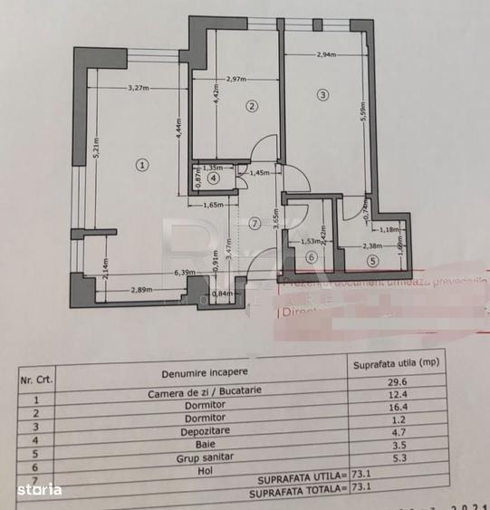 3 camere, P/12, bloc 2021, 73mp-Complex Moghioros Park - 4