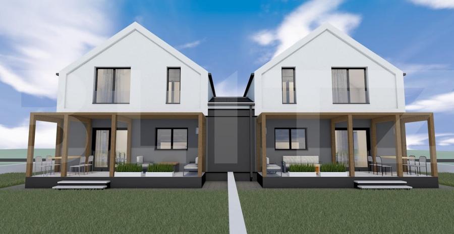 Duplex cu 4 camere cu Canalizare în Moșnița Nouă
