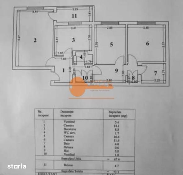 Apartament 3 Camere Metrou Gorjului 5 Min - 6
