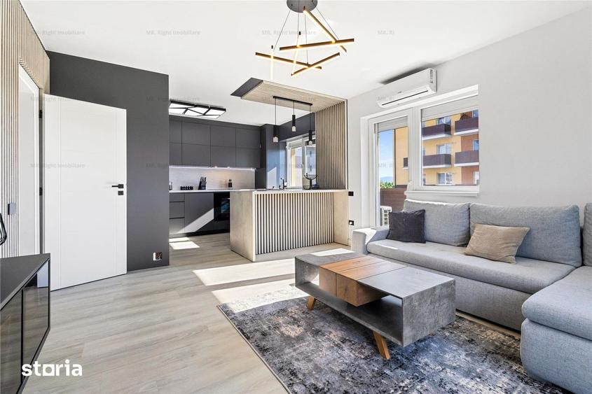 Apartament cu 3 camere decomandat, mobilat în Sânpetru