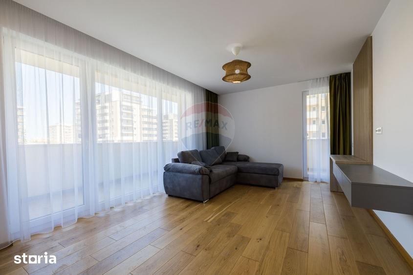 Apartament 2 camere in Urban Plaza. Vedere spre parc. Mobilat complet. - 17