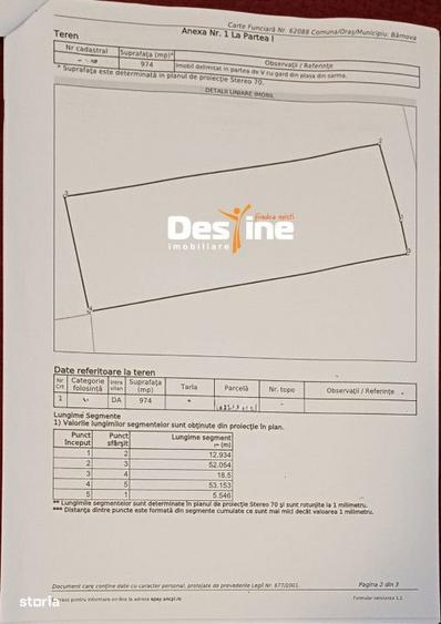 Teren de 974 mp, în Bucium