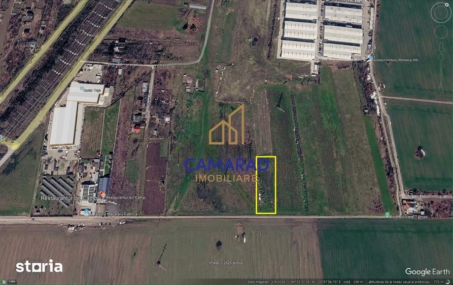 TEREN INTRAVILAN 3.870 MP BUFTEA | ZONA TAMASI | FRONT STRADAL 32 - 8