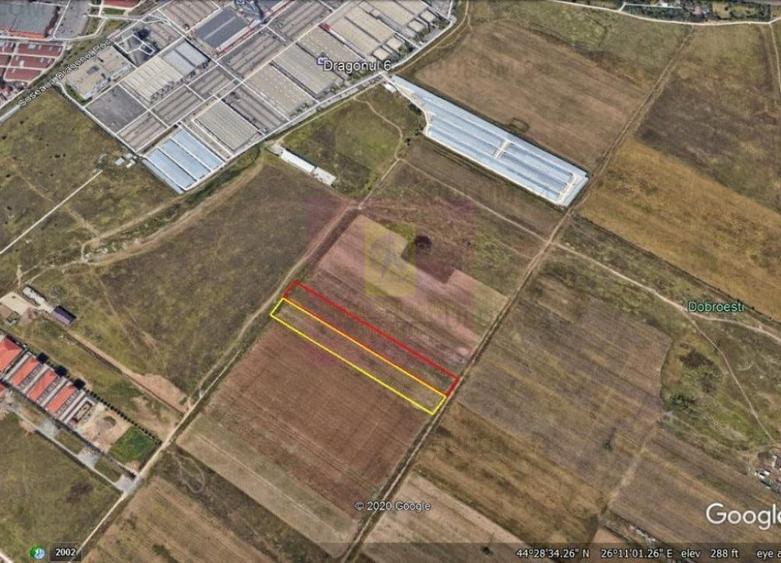 Teren de 7500 mp, în Dobroești