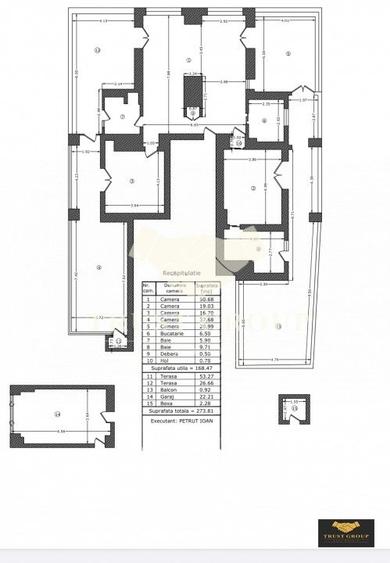 Apartament cu 5 camere decomandat în Grădina Icoanei