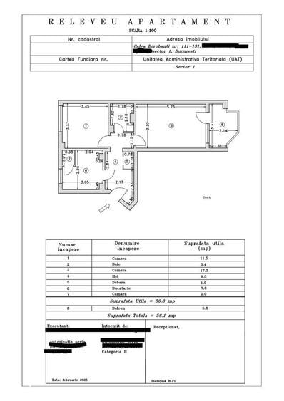 Apartament cu 2 camere decomandat în Dorobanți