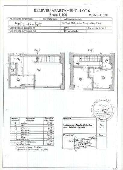 Casă cu 2 camere în Herăstrău