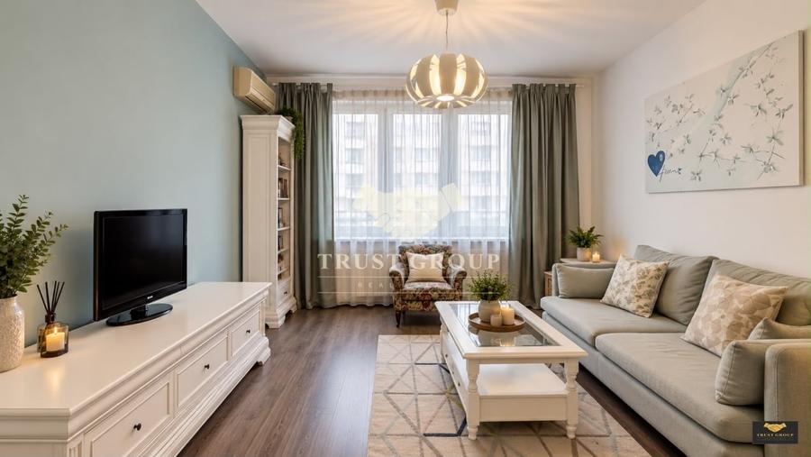 Apartament cu 2 camere semidecomandat, mobilat în Sala Palatului