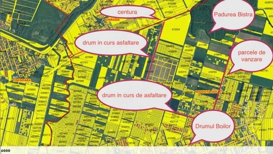 Teren de 1032 mp, în Central