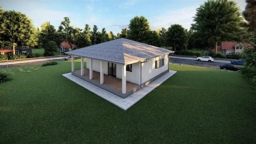 Casă cu 3 camere cu Teren 470 Mp în Aroneanu