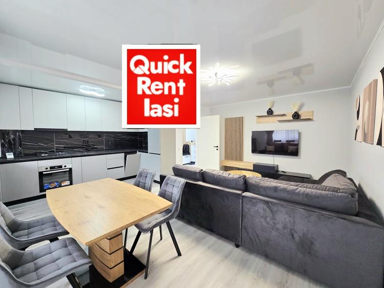 Lux Copou Garden Residence Apartament 3Camere Open Space De Inchiriat - 4