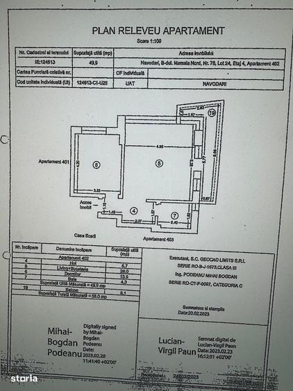 Apartament cu 2 camere decomandat în Nord