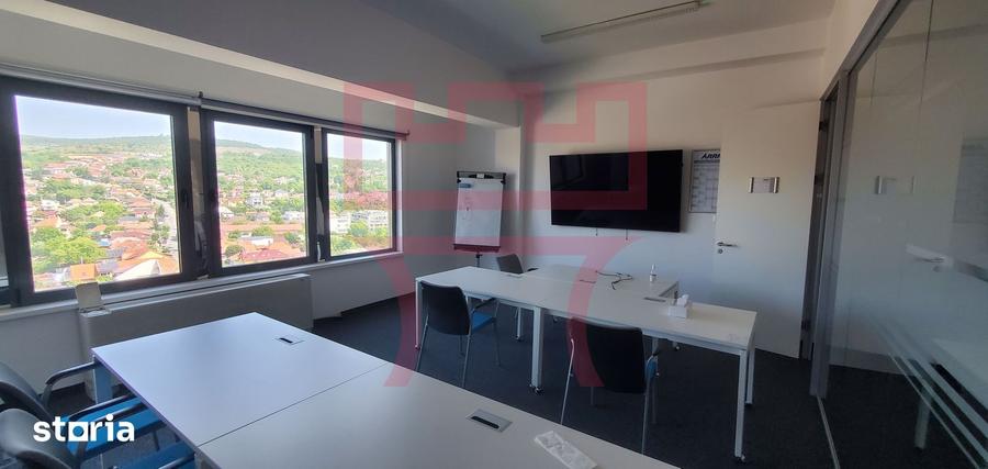 Spatiu birouri amenajat +mobilier zona Garii 200 - 850mp cu panorama - 1