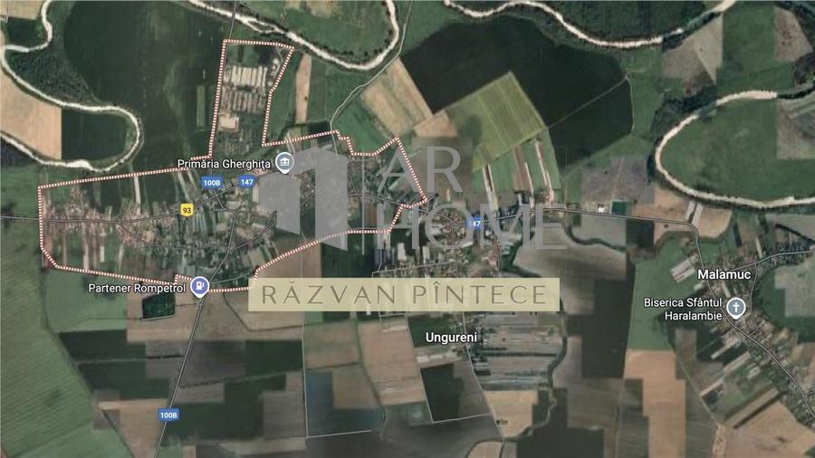 Teren Construcții intravilan de 500 mp, în Gherghița