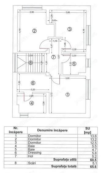 Casa noua P+1 Otopeni Central, 136 mp, 3 dormitoare, curte, parcare, incalzire in pardoseala - 2