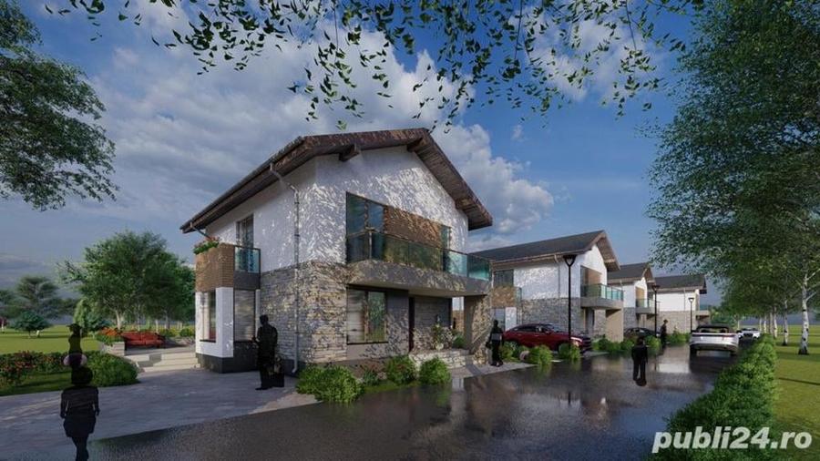 Casă cu 5 camere cu Teren 500 Mp în Corbeanca